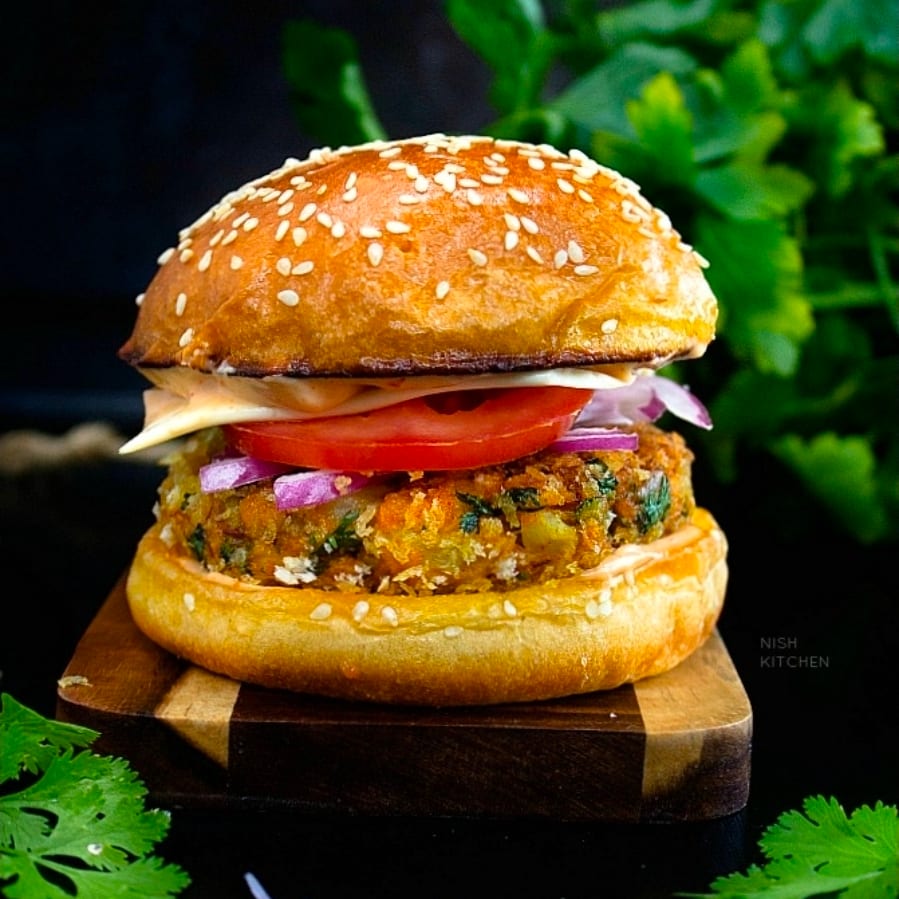 Alloo Tikki Burger.